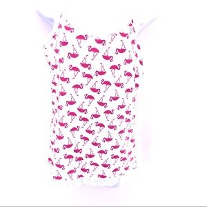 Flamingo racer back shirt L